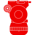 Vector illustration of a video fluid head