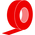 Vector illustration of a roll of gaffer tape