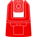 Vector illustration of a PTZ camera