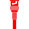 Vector illustration of an SDI BNC cable